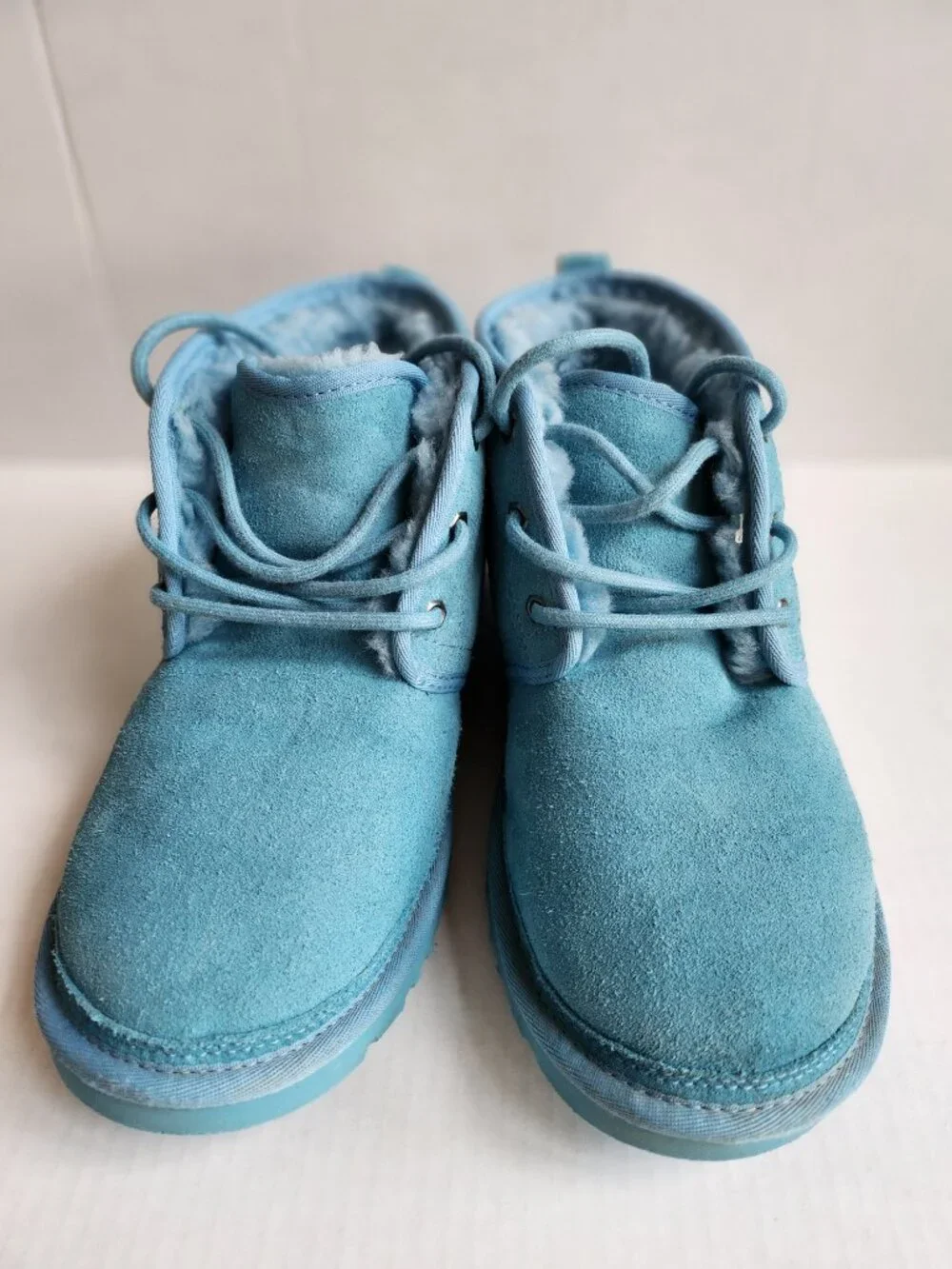 Men's UGG Neumel Suede Chukka Boots - Blue - Size 9 - Wool-Lined Ankle Boots